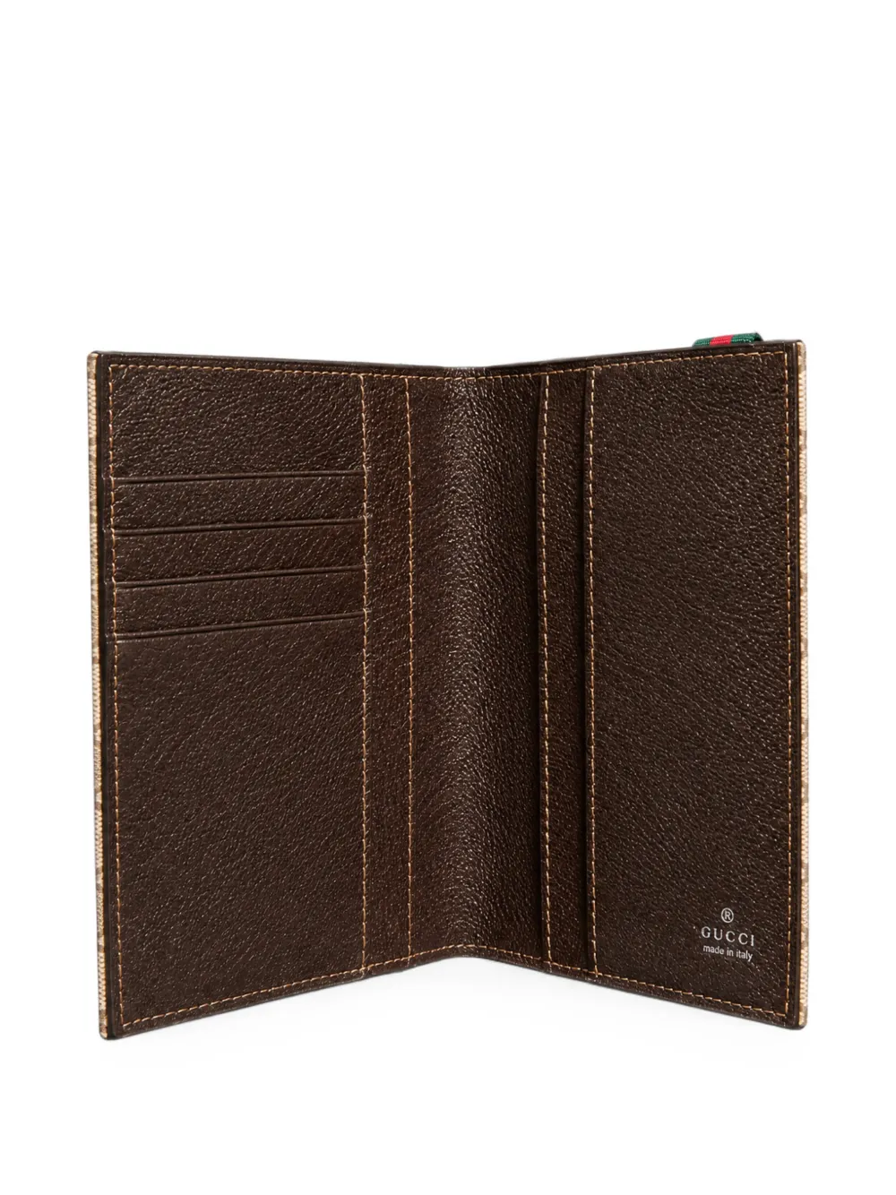 Gucci GG Supreme portemonnee met Web-streep Beige