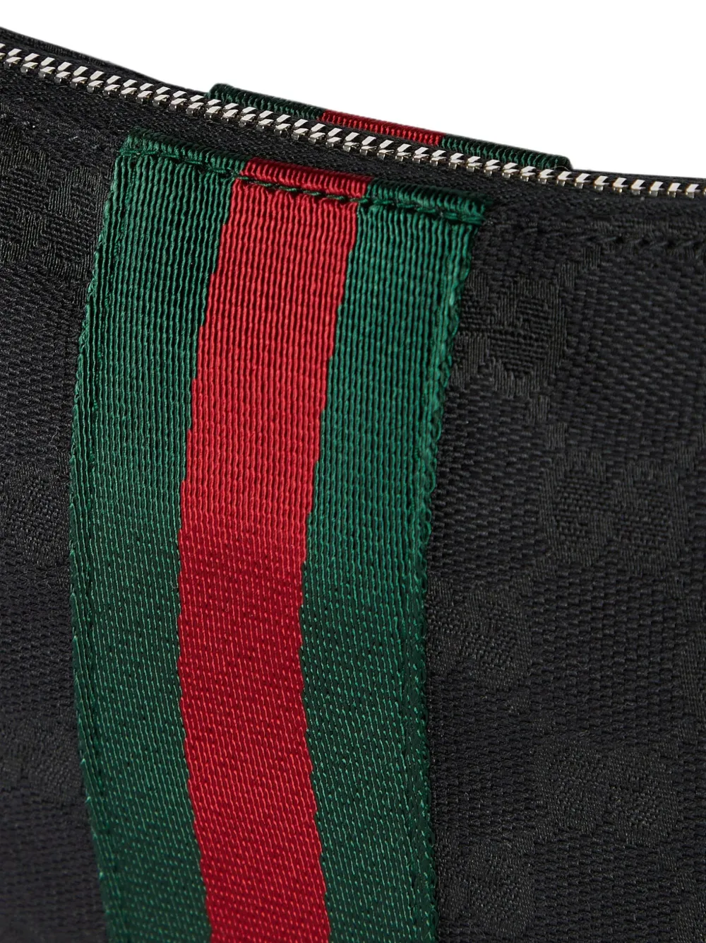 Gucci Kleine Lunetta GG schoudertas Zwart