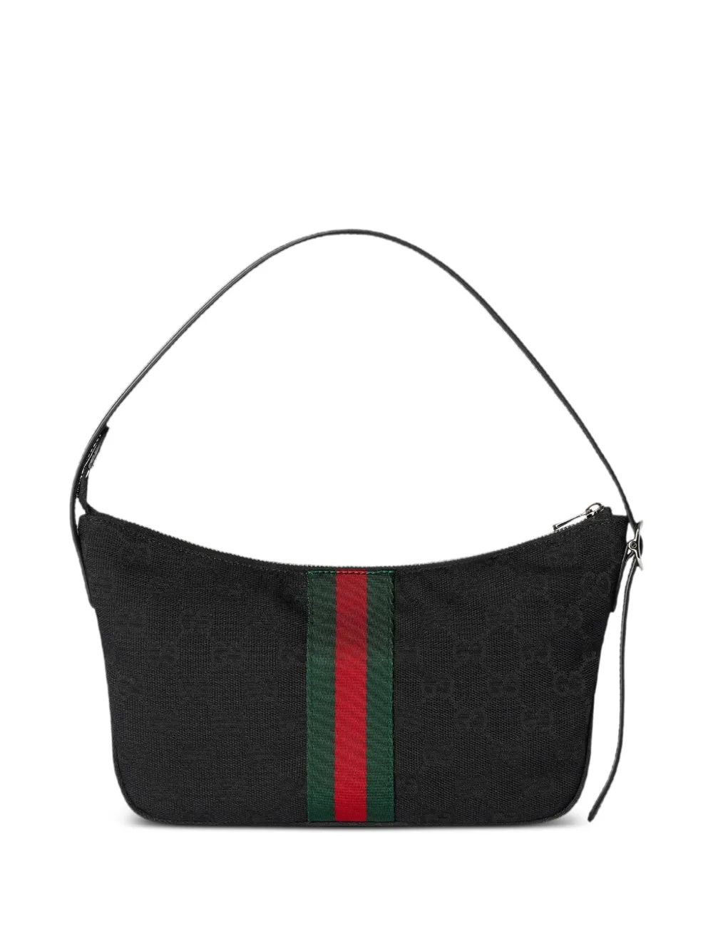 Gucci Kleine Lunetta GG schoudertas Zwart