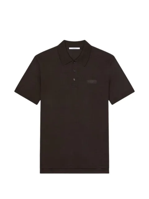 Givenchy polo in cotton with Givenchy Paris gros grain