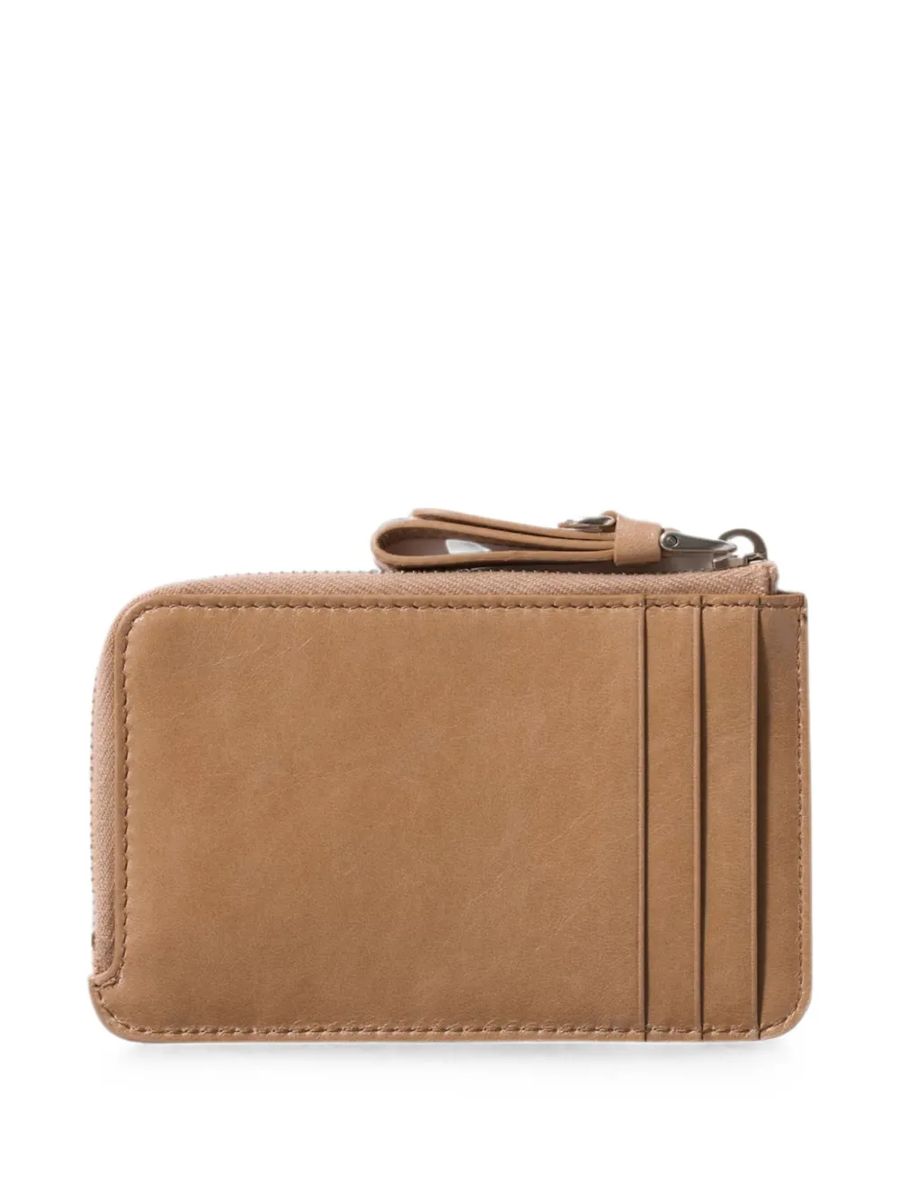 Miu Leren pasjeshouder Beige