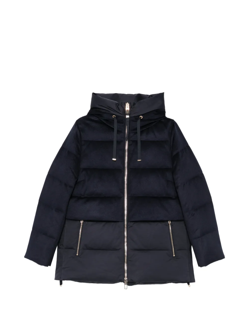 Duno Keiko Quilted Hooded Jacket In Black