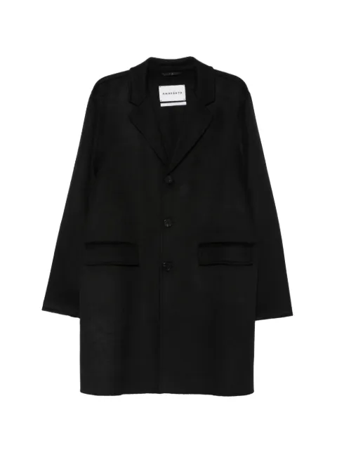 AMARANTO  single-breasted notched-lapel coat