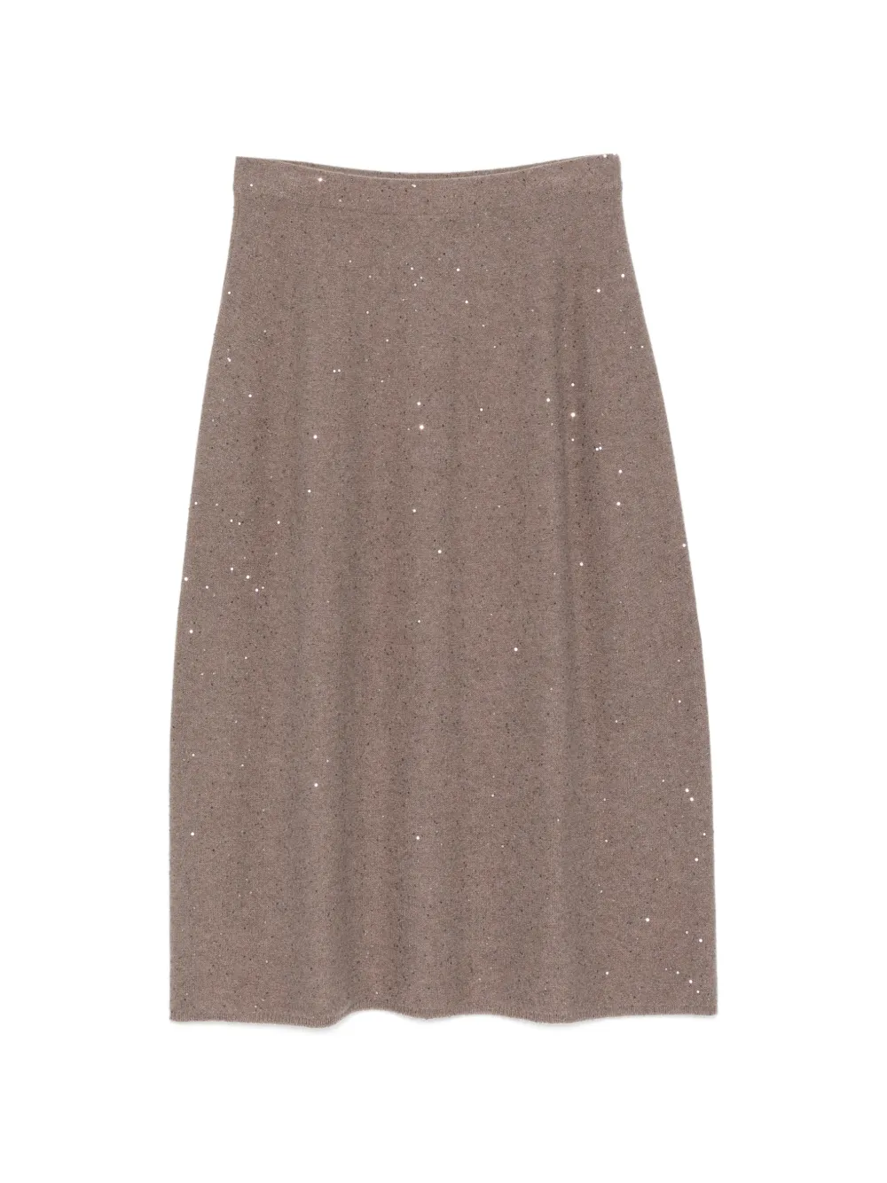 Antonelli sequin-embellished knitted maxi skirt