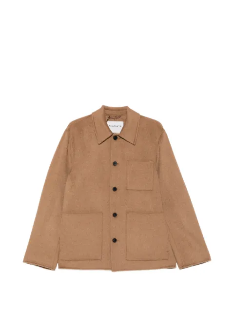 AMARANTO  button-up patch-pocket jacket