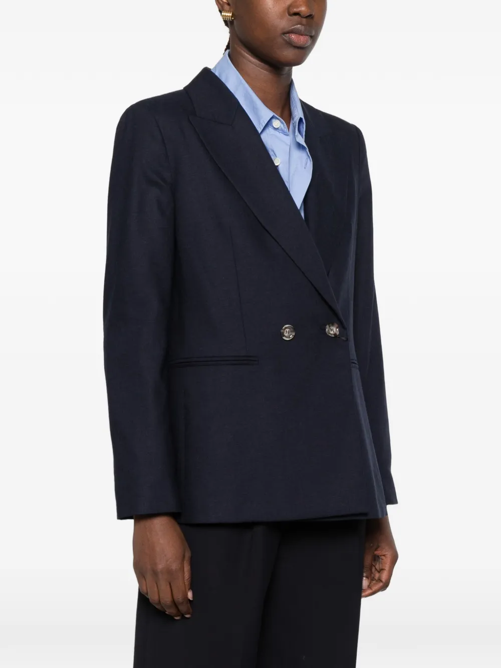 Marella MLLAceri double-breasted blazer Blauw