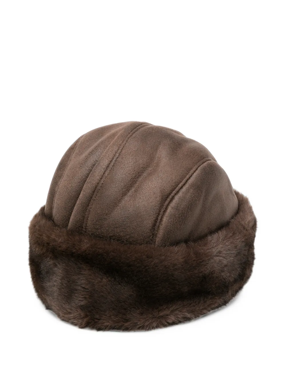 Betta Corradi Mütze aus Faux Fur - Braun