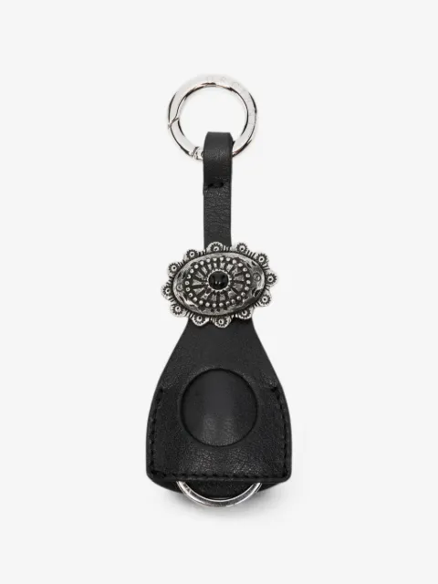 Orciani embellished leather keyrings