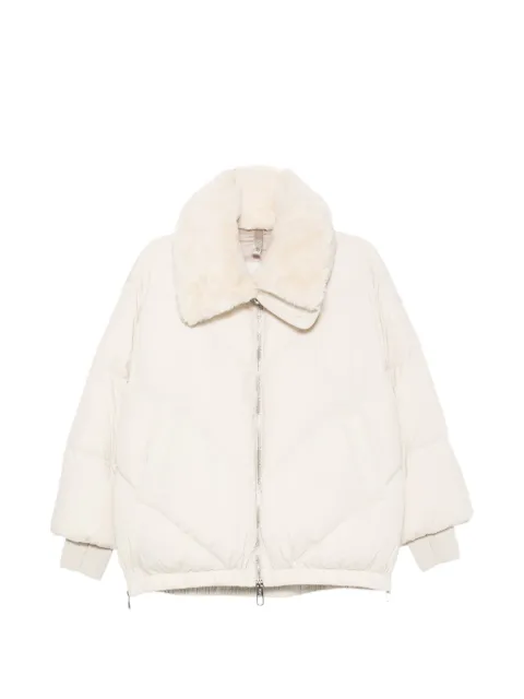Duno faux-fur-collar quilted jacket