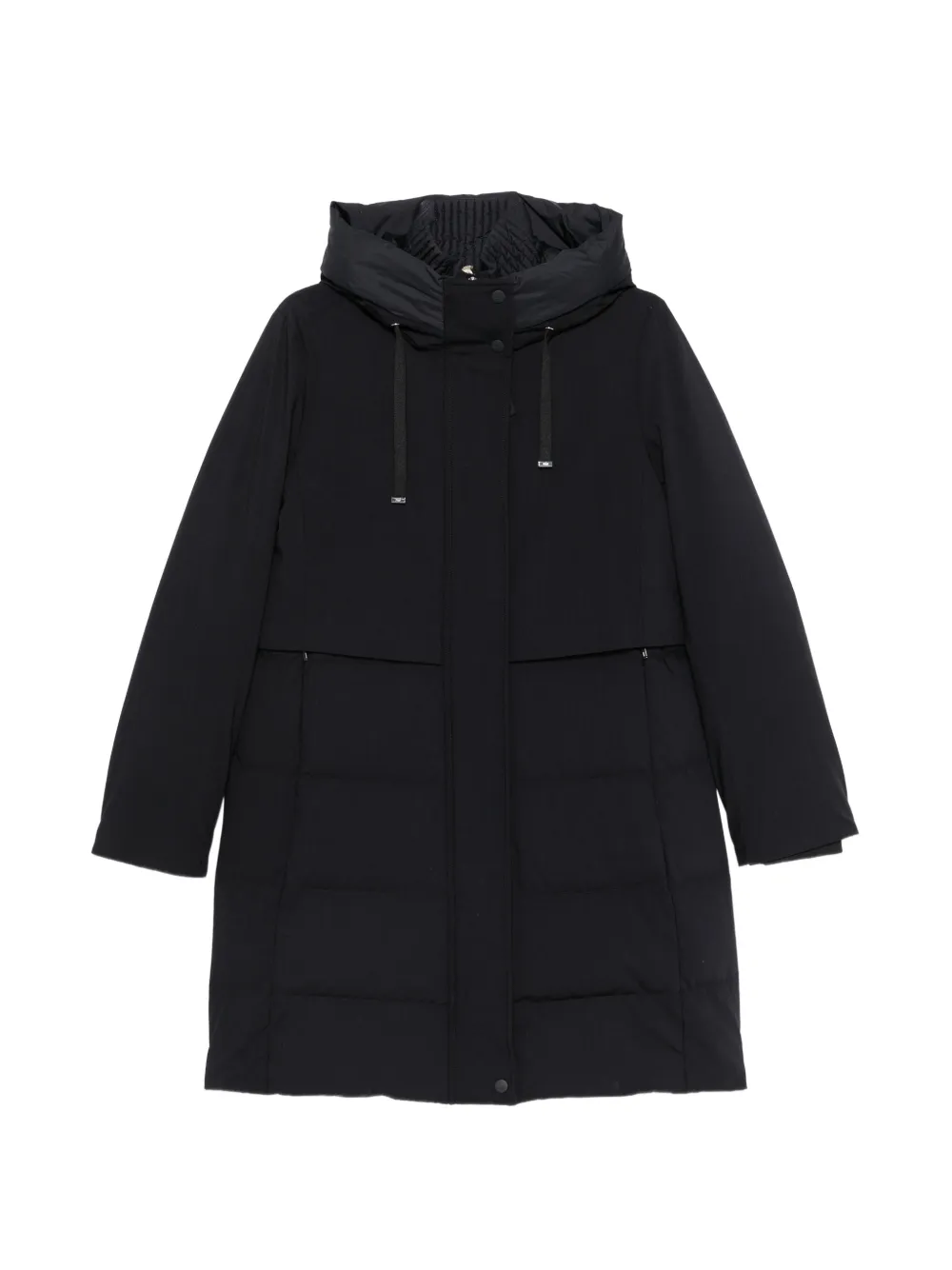 Duno Charlene Hooded Padded Coat In Black