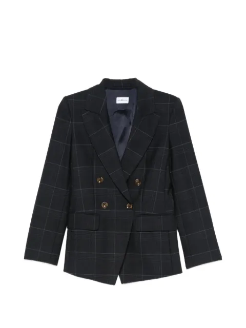 Marella Mllefedra double-breasted check-pattern blazer