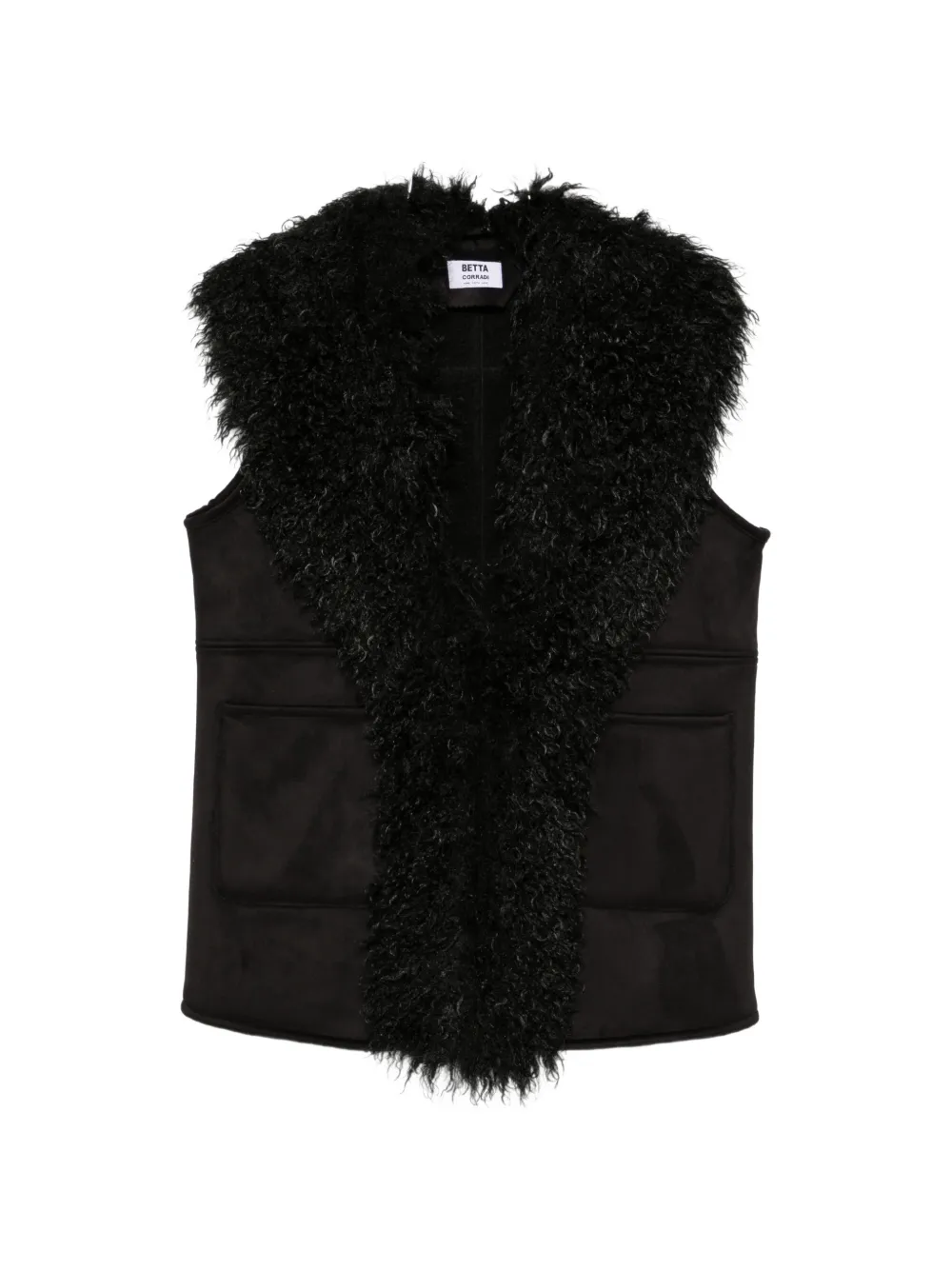 Betta Corradi faux-fur gilet - Black