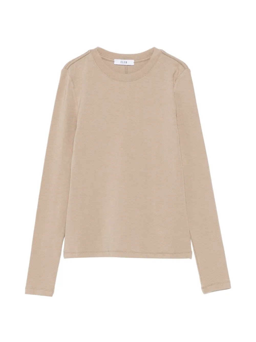 Eleh crew-neck long-sleeve T-shirt - Toni neutri