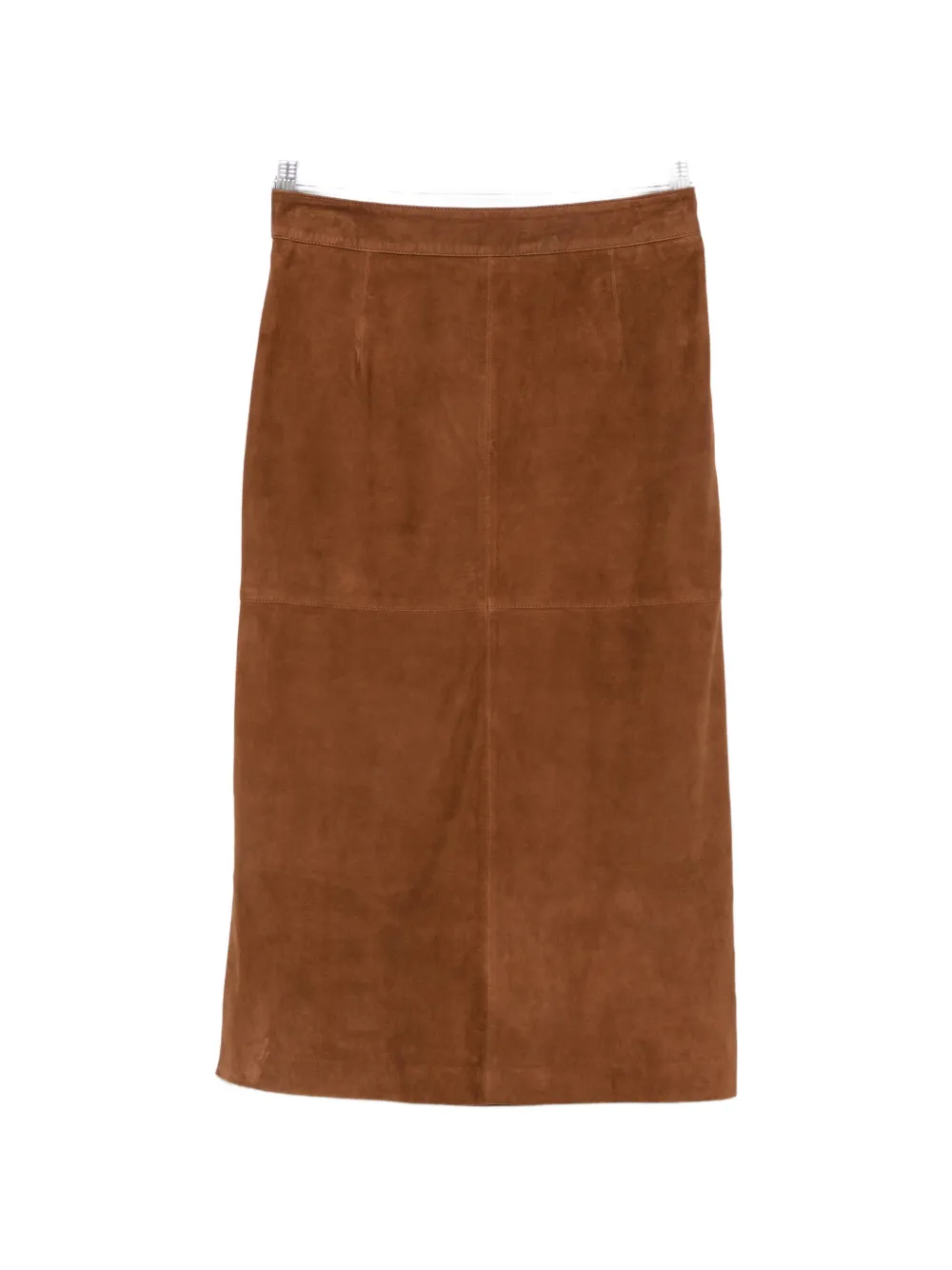 Marella suede midi skirt - Braun