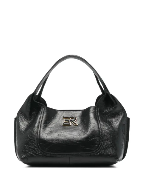 ERMANNO FIRENZE  logo-plaque leather tote bag