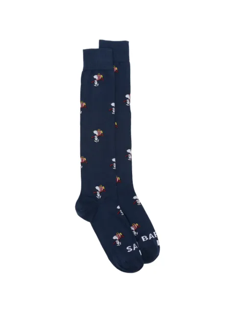 MC2 Saint Barth graphic-print ribbed-trim socks