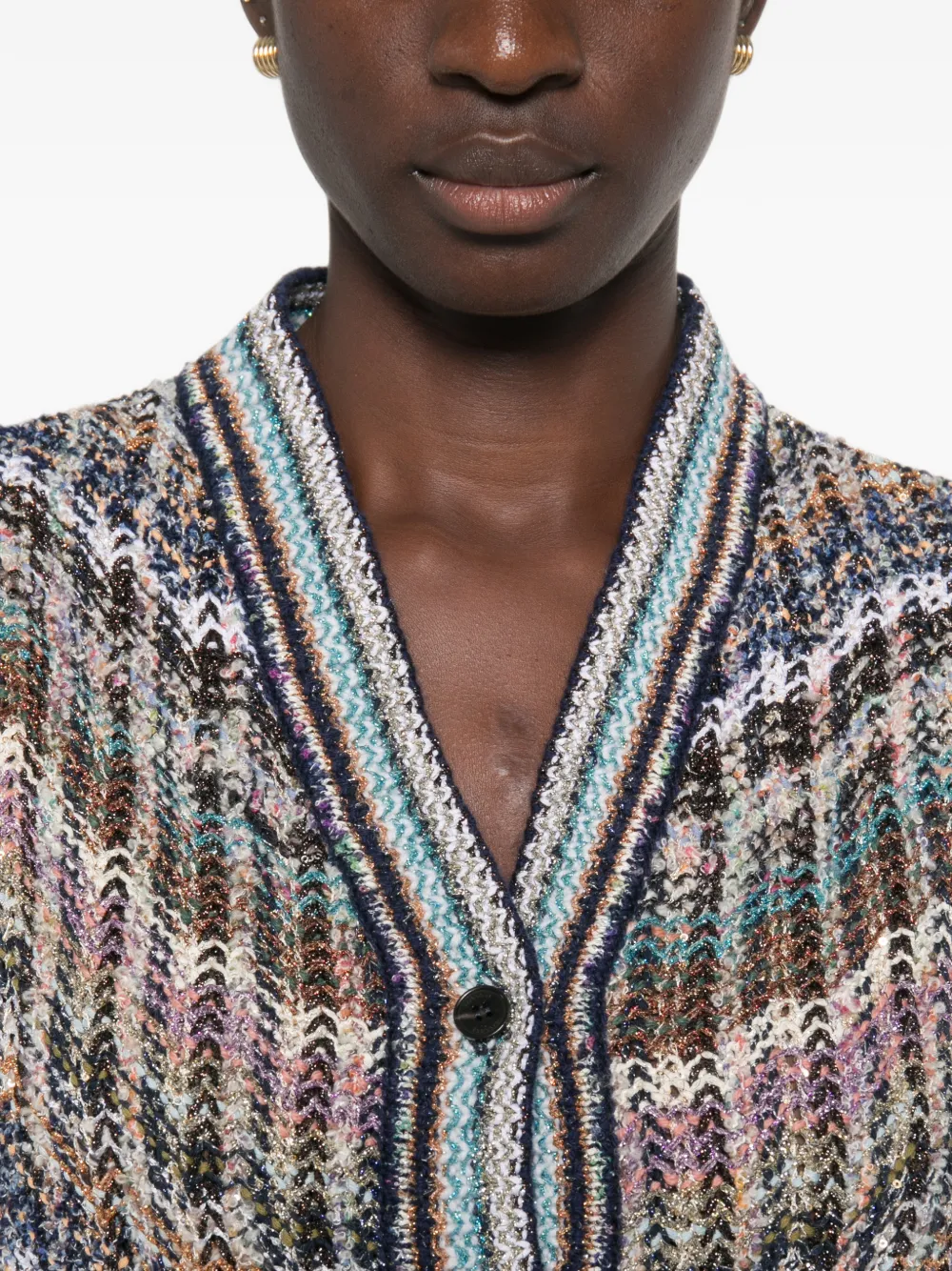 Missoni Gebreide bodywarmer met zigzag-patroon Blauw