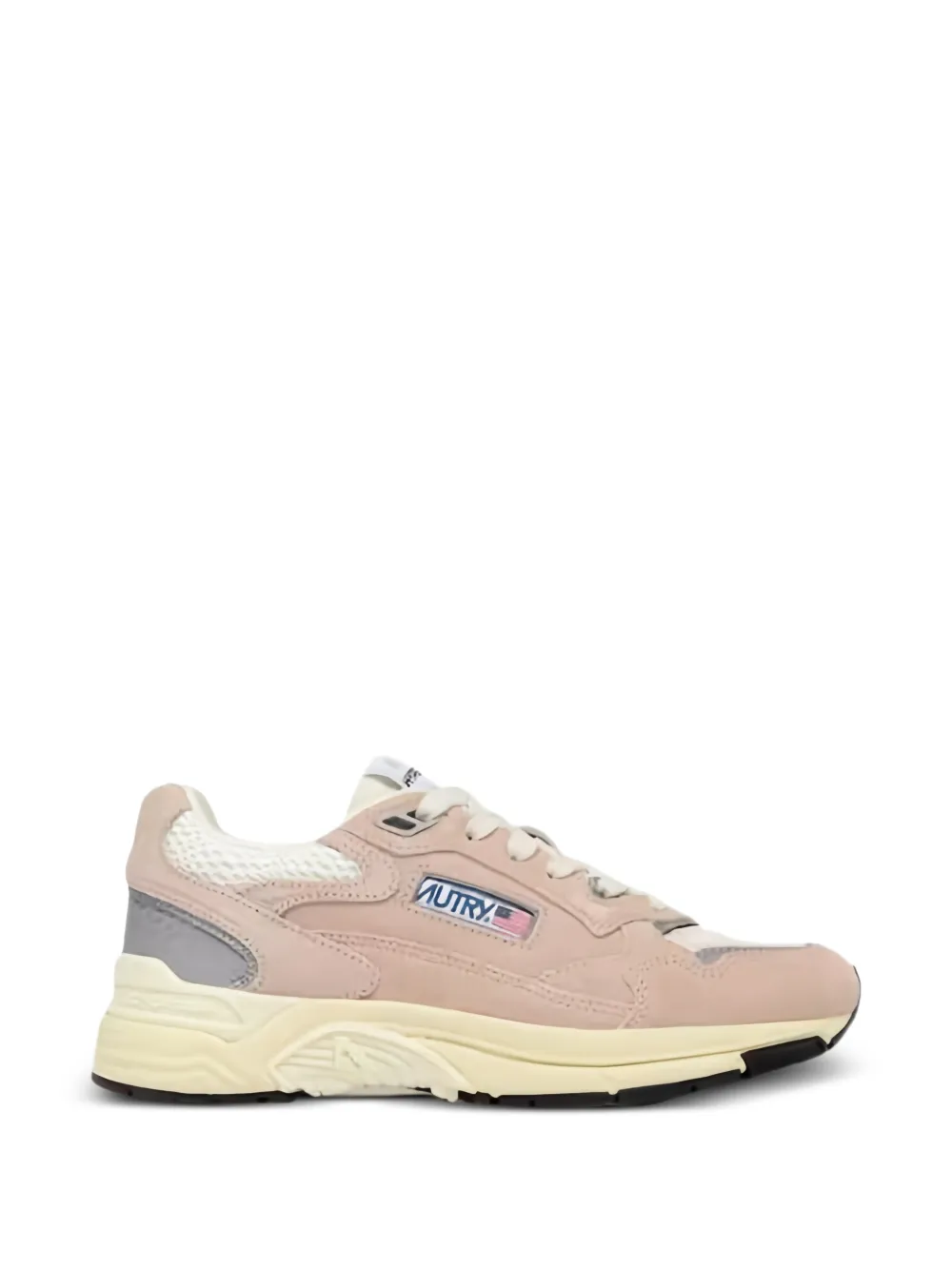 Autry Hyperway panelled lace-up sneakers Roze