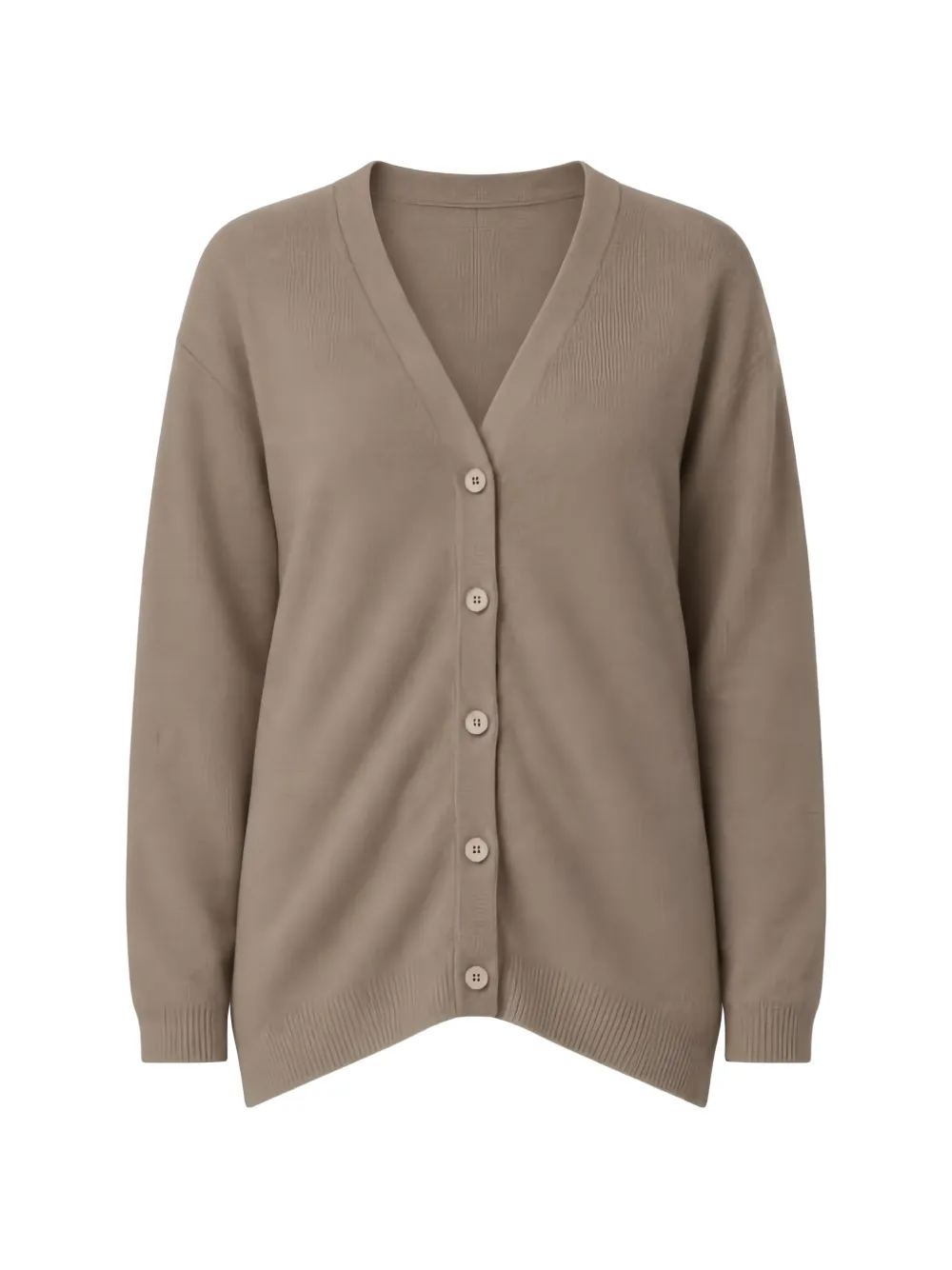 Fabiana Filippi V-neck button-up cardigan Bruin