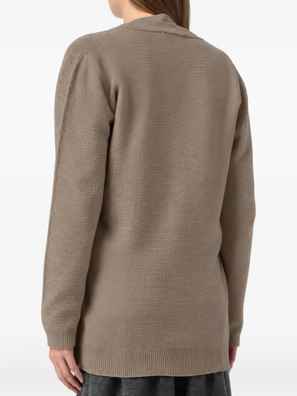 Fabiana Filippi V-neck button-up cardigan Bruin