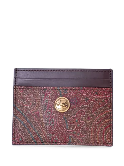 ETRO Pegasus paisley-print card holder