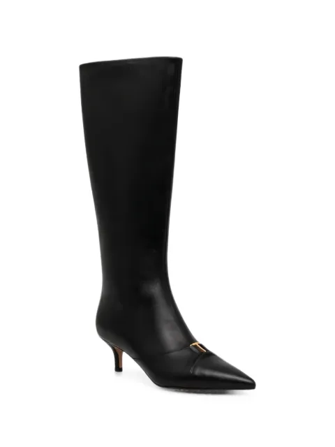 TWINSET pointed-toe kitten-heel boots
