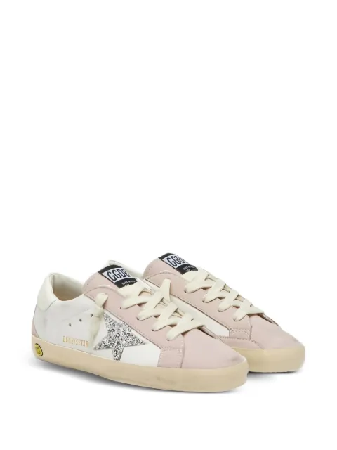 Golden Goose Kids Super-Star glitter-patch sneakers