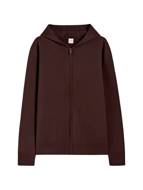 ASPESI zip-up knitted hoodie