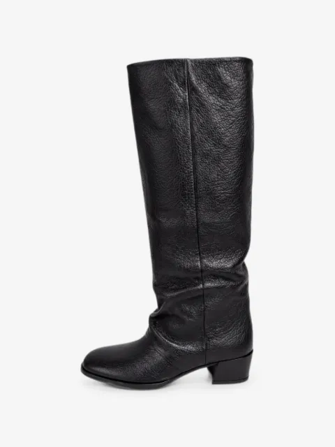 P.A.R.O.S.H. grainy-effect slouch boots