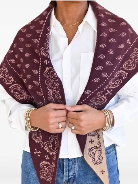 Guest In Residence foulard en soie imprimé bandana
