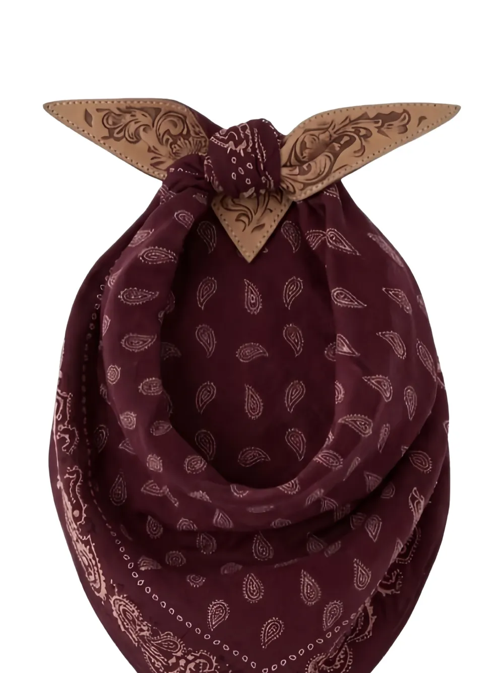 Guest In Residence Sjaal met paisley-print Rood