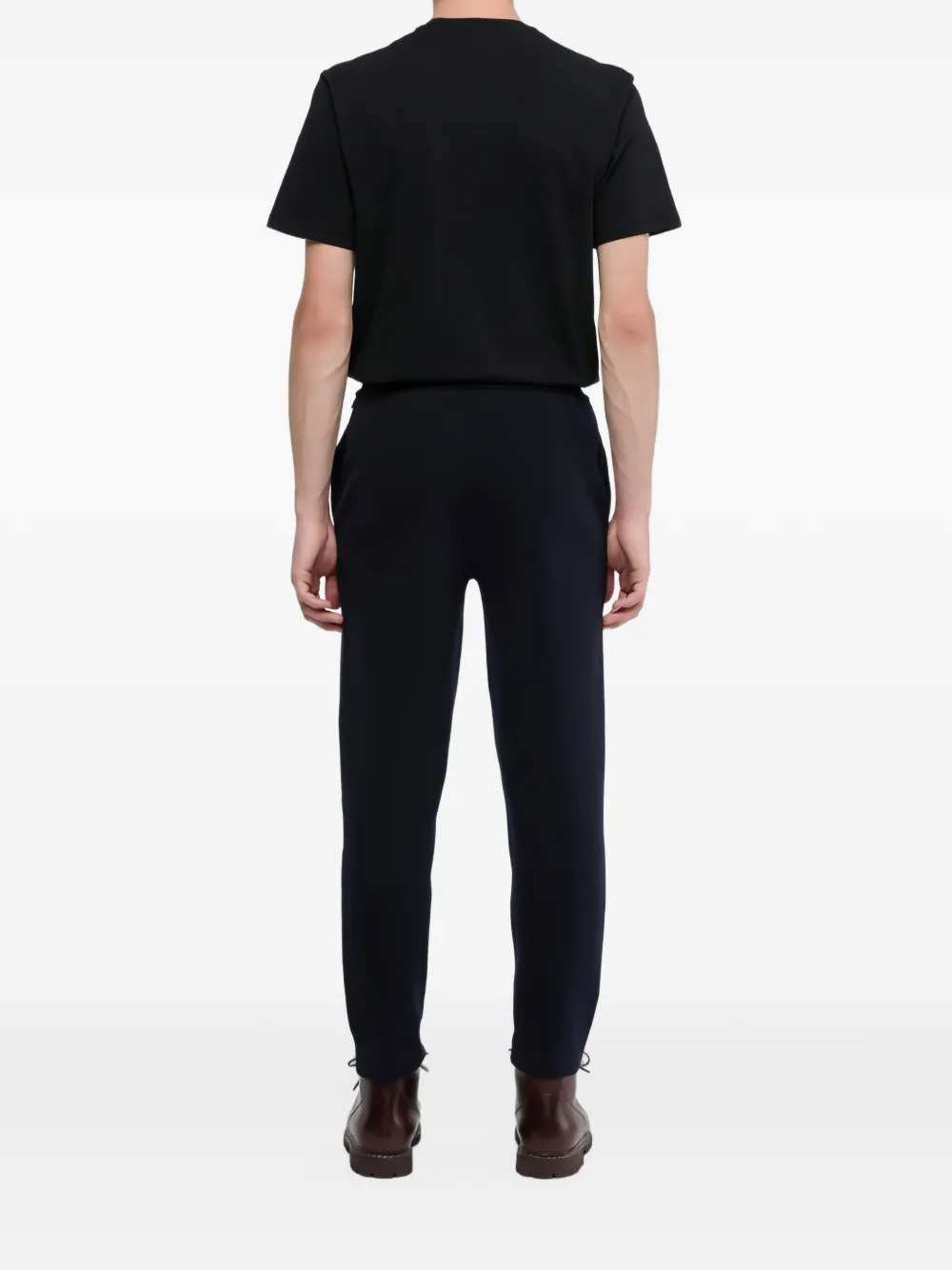ASPESI elasticated-waist track pants Blauw