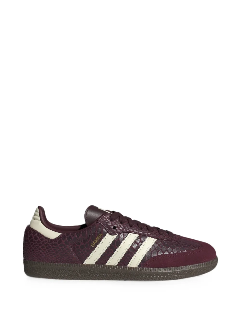 adidas Samba snakeskin-effect sneakers - Rosso