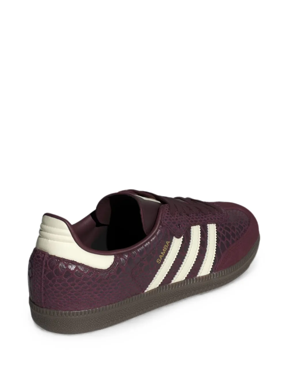 adidas Samba snakeskin-effect sneakers Rood