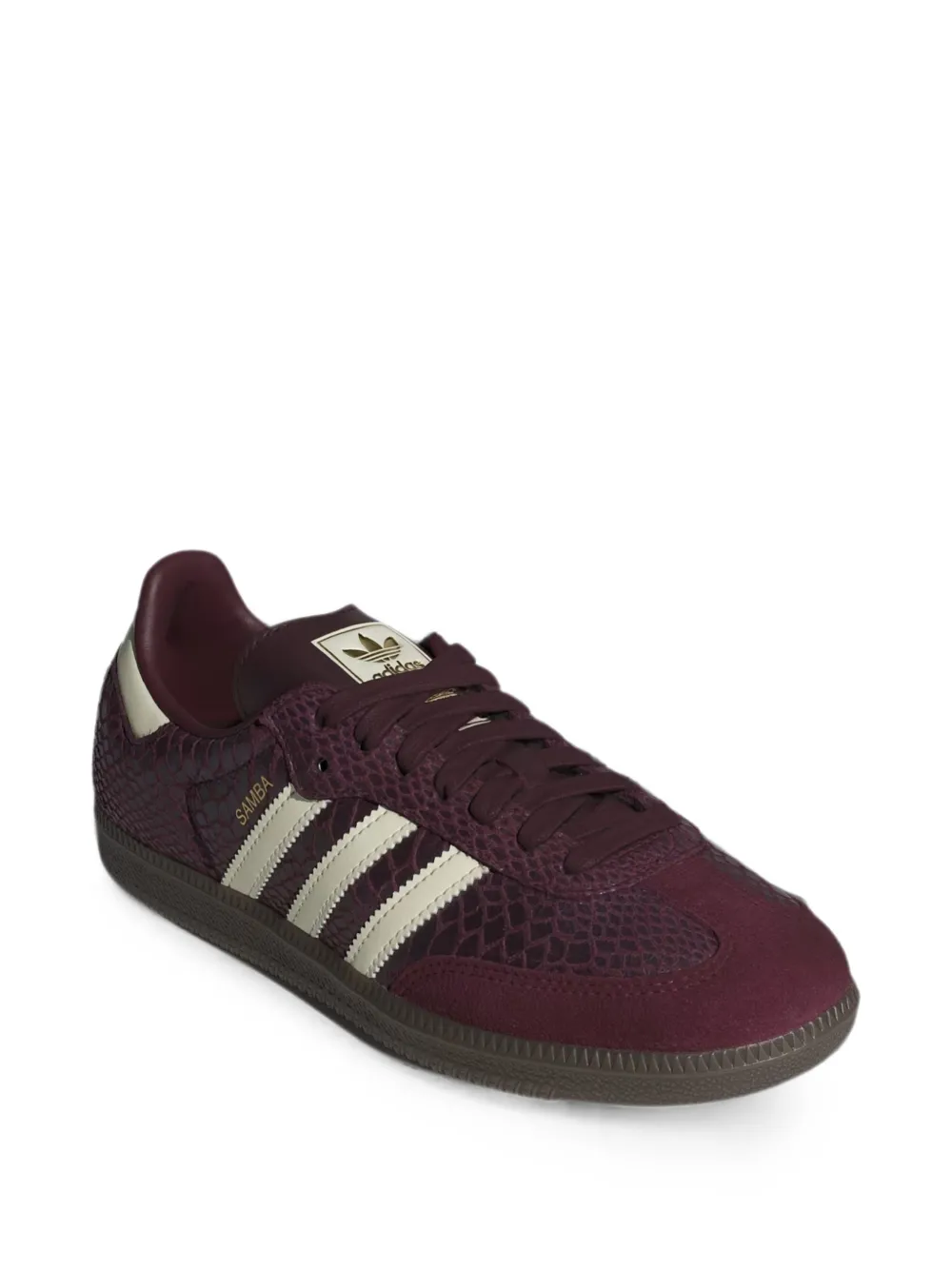 adidas Samba snakeskin-effect sneakers Rood