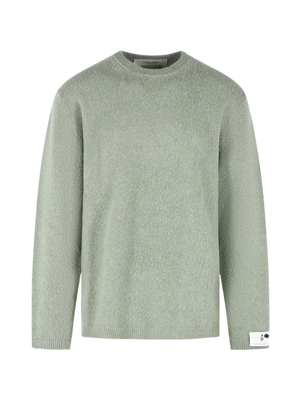 Golden Goose bouclé-knit crew-neck sweater