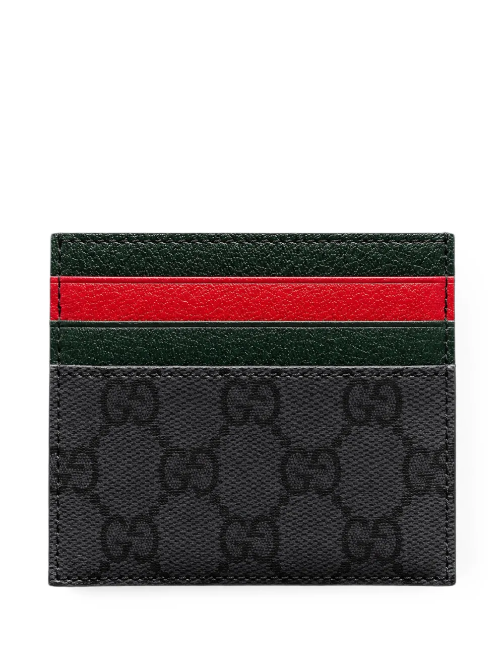 Gucci card case with Web card slots - Schwarz