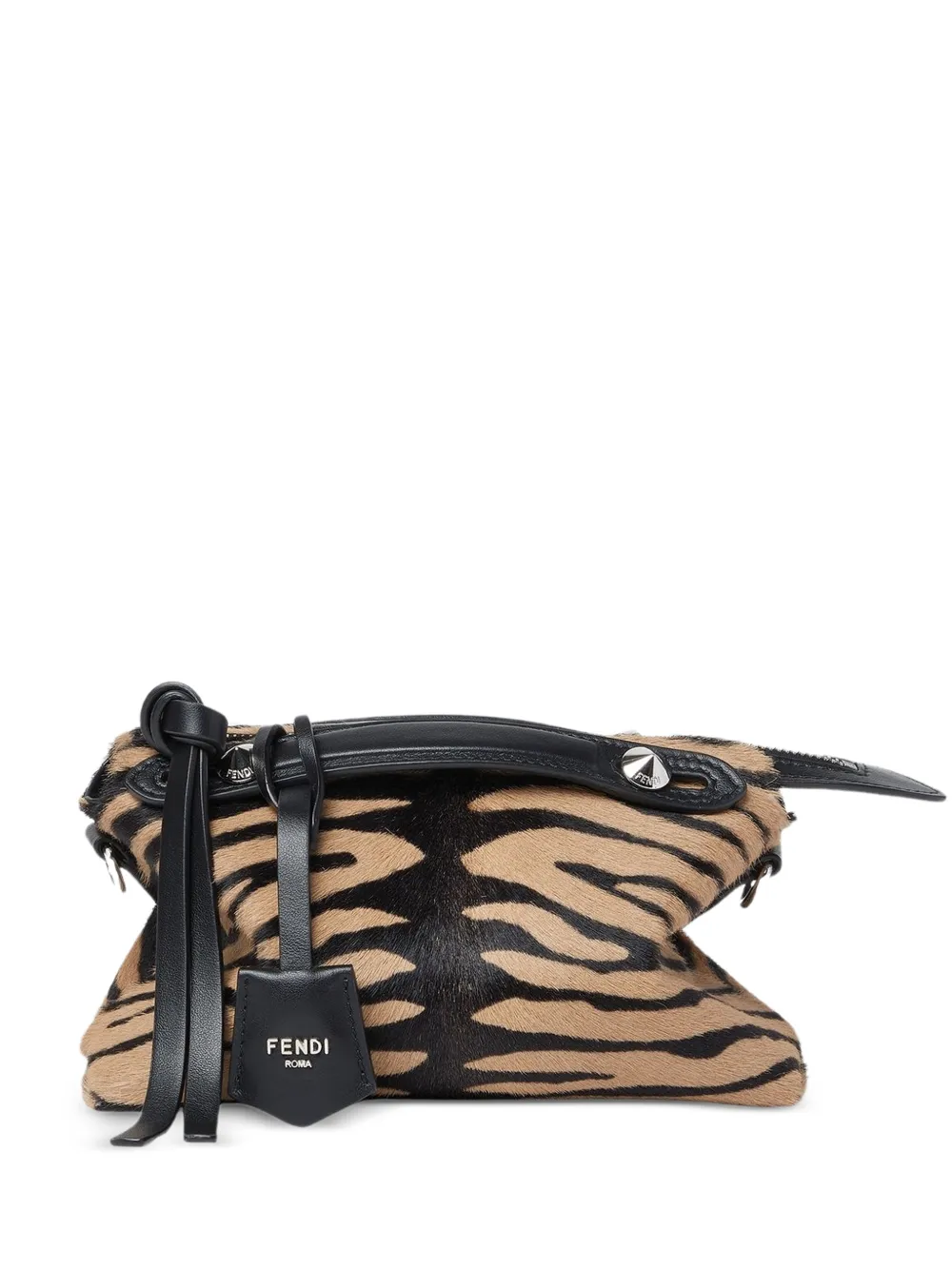 FENDI Clutch in pelle - Toni neutri
