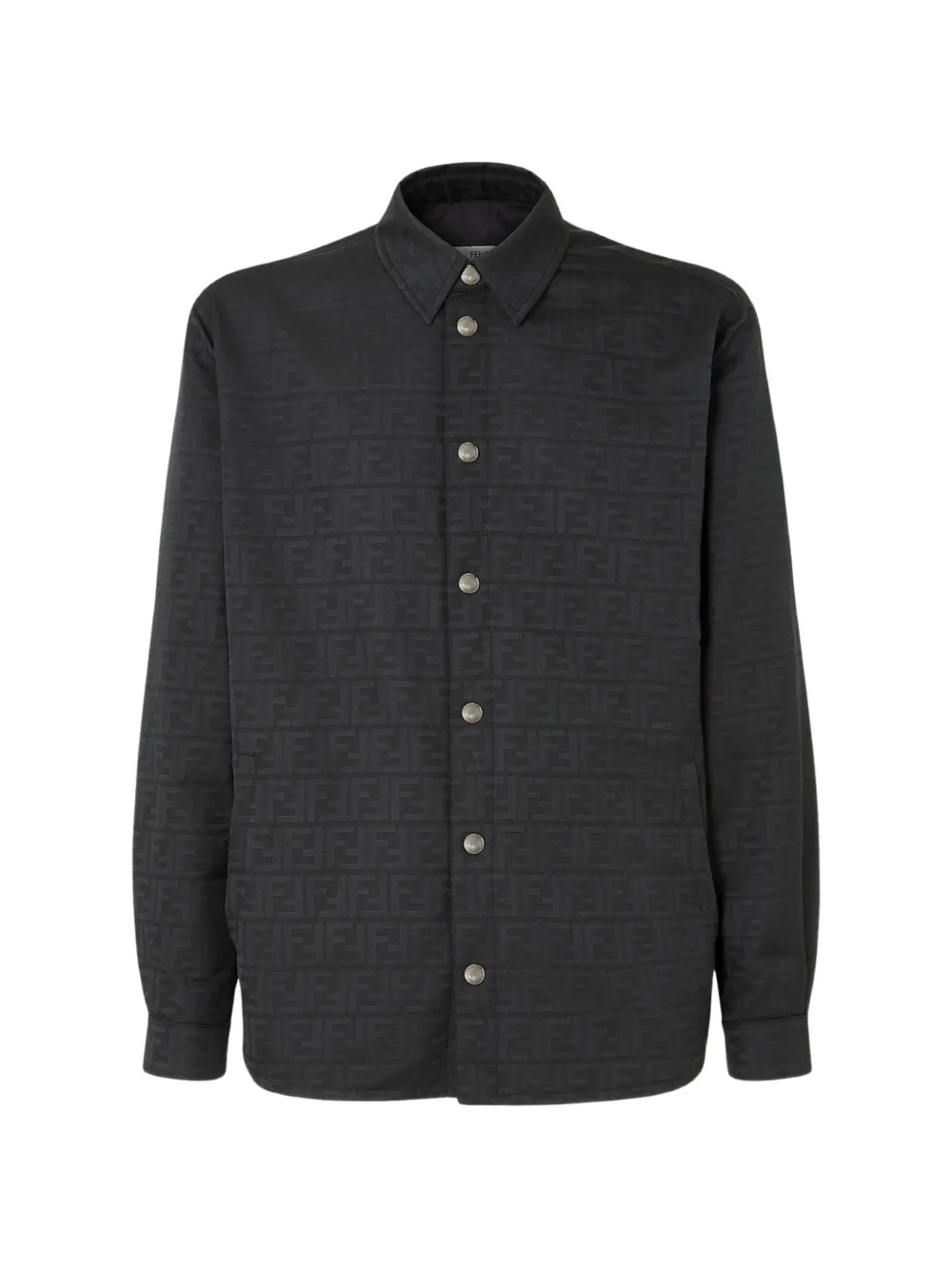 FENDI Camicia FF jacquard - Nero