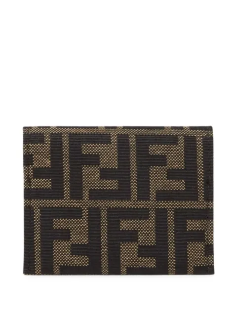 FENDI FF jacquard card case
