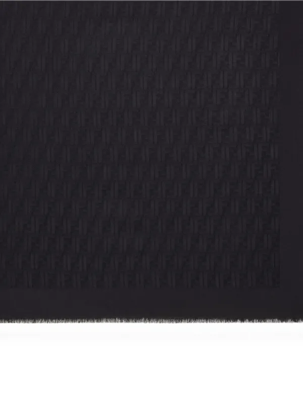 FENDI FF Shawl | Black | FARFETCH