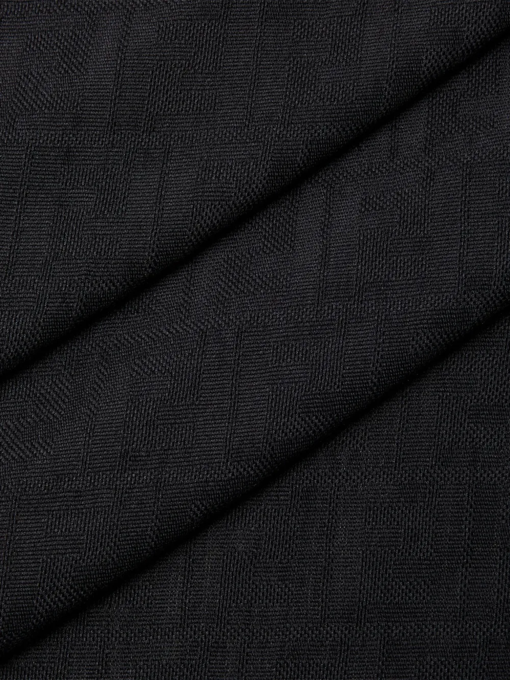 FENDI Sjaal met FF print Zwart