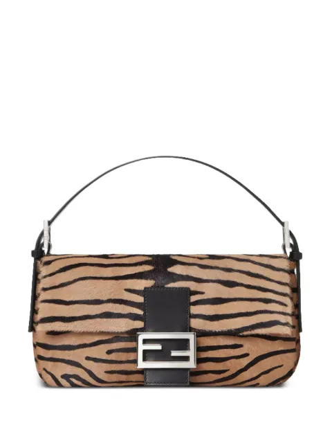 FENDI 바게트 타이거 프린트 숄더 백