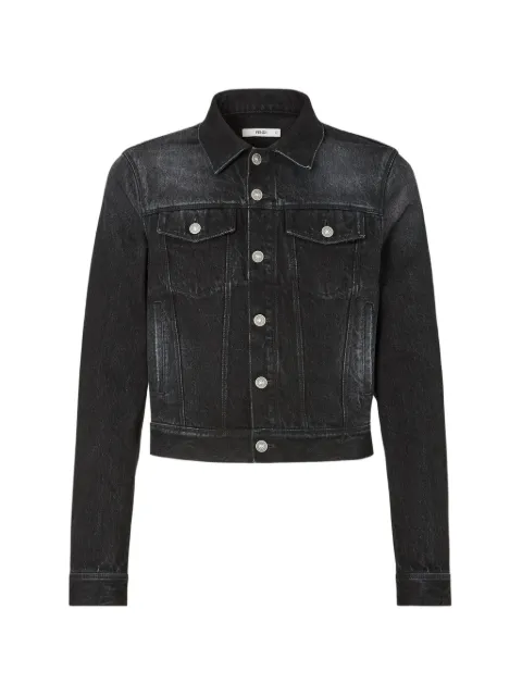 FENDI faded-effect denim jacket