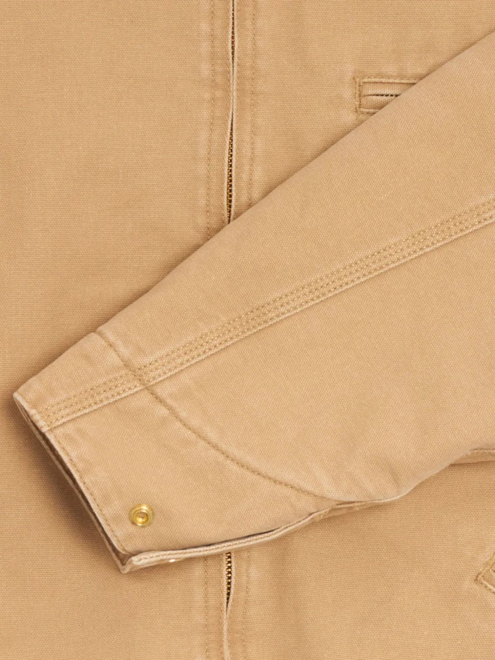 Carhartt WIP Jack met logopatch Beige