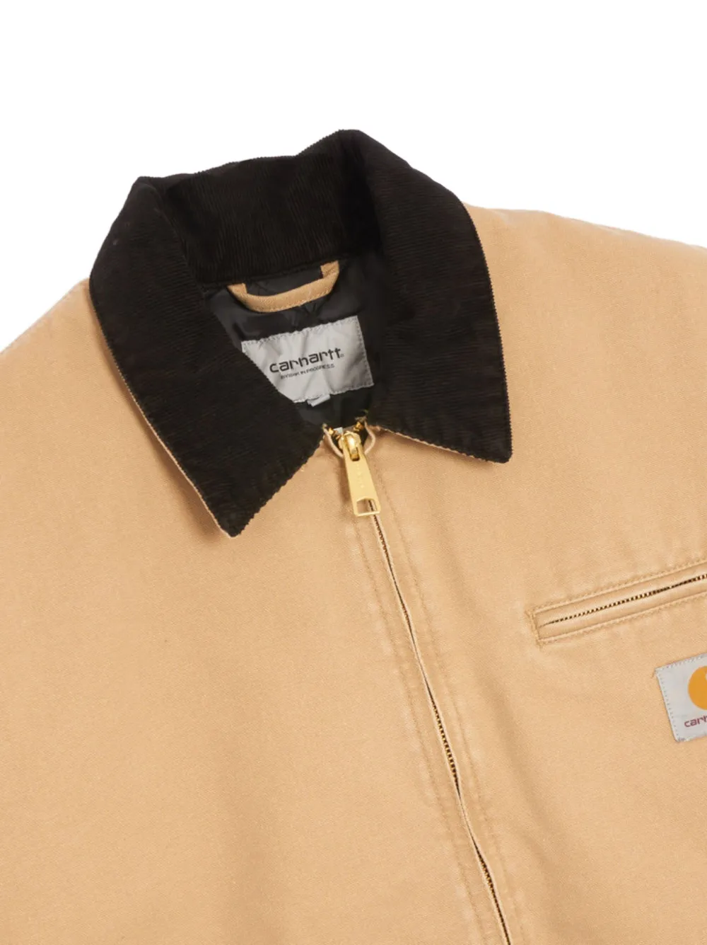 Carhartt WIP Jack met logopatch Beige