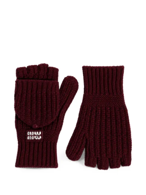 Miu Miu wool and cashmere fingerless gloves