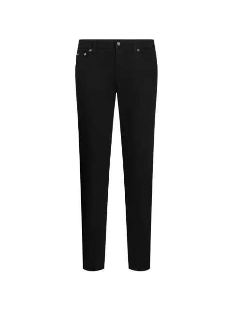 Dolce & Gabbana logo-plaque slim-fit jeans