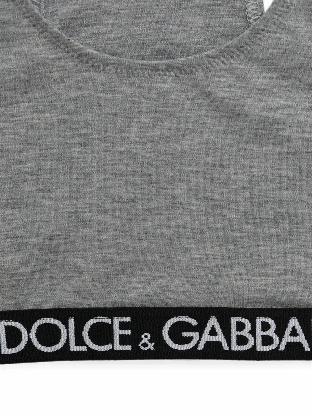 Dolce & Gabbana Kids Tweedelig ondergoedset met logoband Grijs