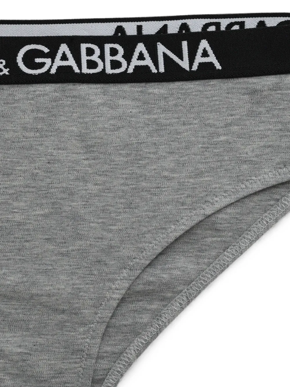 Dolce & Gabbana Kids Tweedelig ondergoedset met logoband Grijs